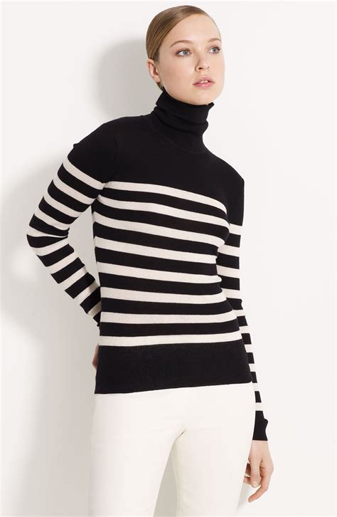 michael kors stripe turtleneck